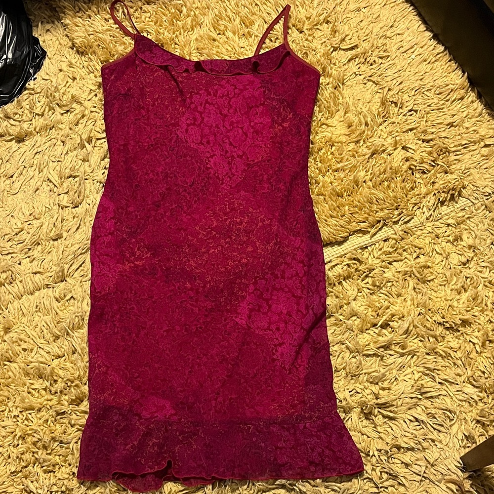Studio Soleil Red Lace Dress